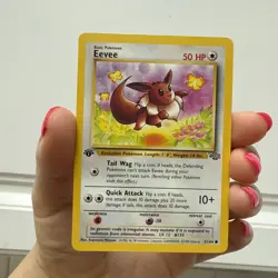 Eevee 51/64 1st Edition Jungle Vintage Pokemon TCG - Image 1