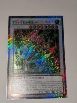 PSY-Framelord Omega - RA02-EN028 - Platinum Secret Rare - 1st Edition - Yu-Gi-Oh - Image 1