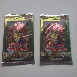 YU-GI-OH! ~ Rise of Destiny 1st Edition 2 Booster Packs factory sealed BOX FRESH - Image 2