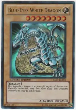 Yugioh! HP Blue-Eyes White Dragon - LC01-EN004 - Ultra Rare - Limited Edition He - Image 1