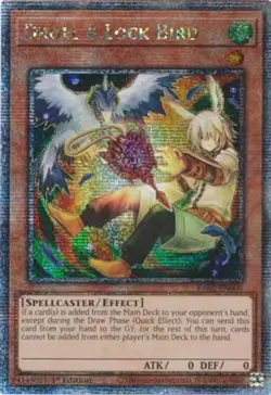 Yugioh! Droll & Lock Bird (Alternate Art) - RA02-EN006 - Quarter Century Secret - Image 1