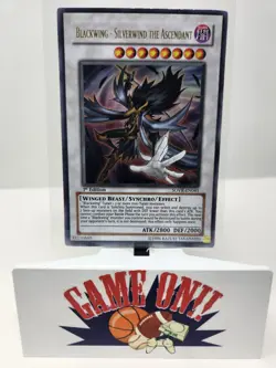 YuGiOh Blackwing - Silverwind the Ascendant SOVR-EN041 1st Edition Ultra Rare LP - Image 1