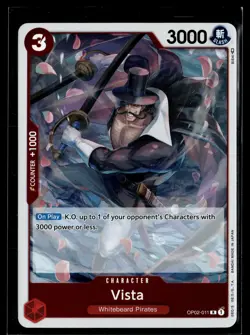 One Piece TCG Paramount War #OP02-011 Vista - Image 1