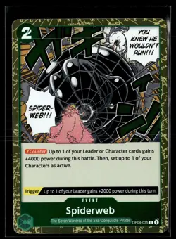 One Piece TCG Kingdoms of Intrigue #OP04-035 Spiderweb - Image 1