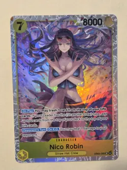 Nico Robin EB03-055 SR Super Rare Extra Booster Heroines One Piece English - Image 1