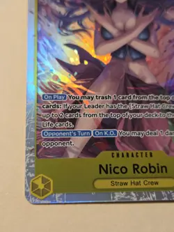 Nico Robin EB03-055 SR Super Rare Extra Booster Heroines One Piece English - Image 4