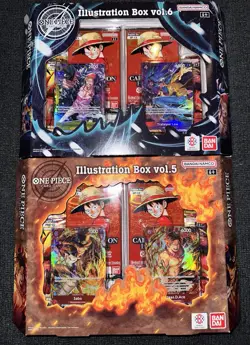 One Piece Illustration Box Vol 5 + Vol 6 Lot Set Of 2 Sealed QTY PRB-02 OP-13 - Image 1