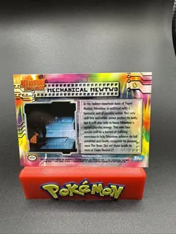 MECHANICAL MEWTWO #6 Topps Pokemon Card Mewtwo Strikes Back Near Mint - Image 2