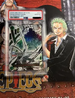 One Piece OP12 Dead Man's Game Alternate Art PSA 10 Event Card English 2025 - Image 1