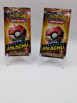 Detective Pikachu Movie 2019 Promo 2 Card Pack SM190 Pokemon New Sealed x2 - Image 1