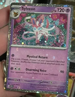 Sylveon - 172 (Cosmos Holo) 172 Sv: Scarlet & Violet Promo Card Massive holo 🩸 - Image 1