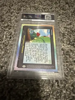 2000 TOPPS POKEMON TV ANIMATION SER 2 EPISODE CARDS ASH CATCHES A POKEMON PSA 9 - Image 3