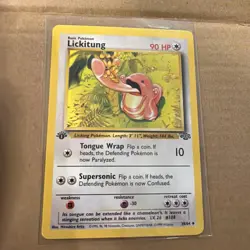 LICKITUNG Jungle Series POKEMON 1st Edition Non-Holo 1999 Trading Card 38/64 - Image 1