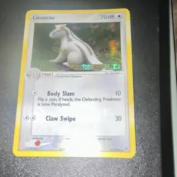 Pokemon Linoone EX Emerald 34/106 70 HP Stage 1 Uncommon Stamped Holo Card - Image 3