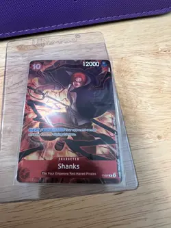 One Piece Card Game Shanks Character P-097 Bandai fest Event Pack Vol 8 PROMO - Image 3