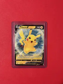 Pikachu V SWSH198 SWSH: Sword & Shield Promo Cards Holo - Image 1
