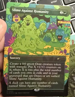 Slime Against Humanity Foil Secret Lair Drop MTG Bonus Ashley Dreyfus 7083 - Image 1