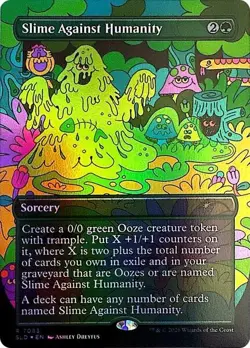 Slime Against Humanity Foil Secret Lair Drop MTG Bonus Ashley Dreyfus 7083 - Image 2
