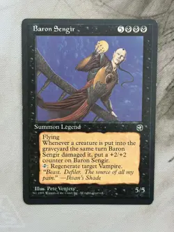 Baron Sengir - LP - Magic the Gathering Homelands - Image 1