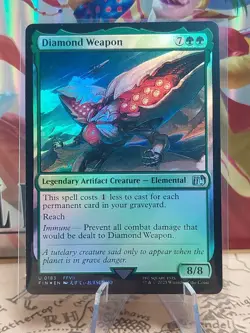 Diamond Weapon Foil Final Fantasy Magic the Gathering MTG - Image 1
