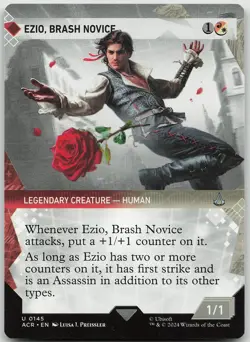 Ezio, Brash Novice Showcase 145 Universes Beyond: Assassin's Creed NM MTG - Image 1