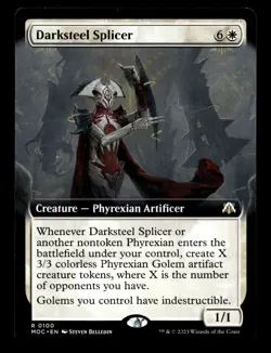 Darksteel Splicer (Extended Art) 100 R Commander: March of the Machine - Image 1