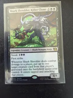 Shark Shredder, Killer Clone #320 MTG:Unique and Miscellaneous Promos (TMT) FOIL - Image 1