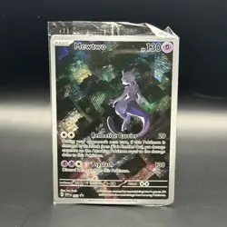 Pokemon Mewtwo 052 Promo Holo Scarlet & Violet Card Basic Psychic TCG sealed - Image 1