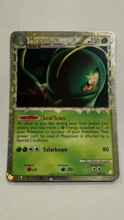 Meganium (Prime) 109/123 Heartgold & Soulsilver Holo Pokemon Card, Ultra-Rare - Image 2