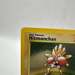 Pokemon Hitmonchan 007/102 Base Set Holo - HEAVY PLAY - Image 2