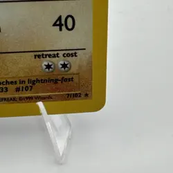 Pokemon Hitmonchan 007/102 Base Set Holo - HEAVY PLAY - Image 4