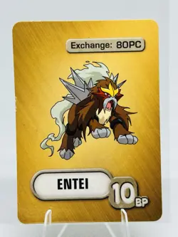 2005 Pokemon Master Trainer Board Game Pokemon Cards Legendary Entei - Image 1