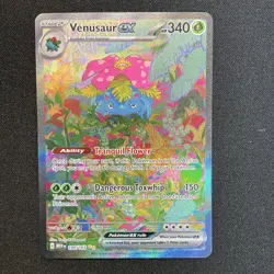 Pokemon Venusaur EX Special Illustration Rare Full Art Holo SV151 198/165 HP 340 - Image 1