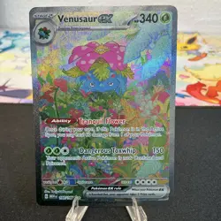 Pokemon Venusaur EX Special Illustration Rare Full Art Holo SV151 198/165 HP 340 - Image 3