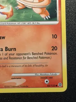 2007 Pokemon Secret Wonders Charmander Lv.8 82/132 Common - Image 4