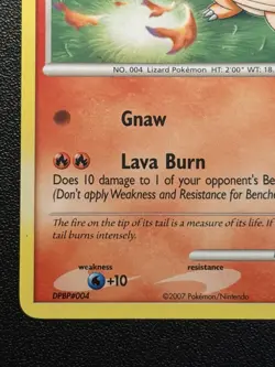 2007 Pokemon Secret Wonders Charmander Lv.8 82/132 Common - Image 5