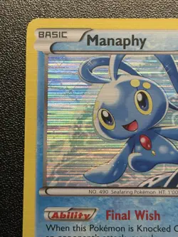 2013 Pokemon Plasma Storm Manaphy 34/135 Holo Rare - Image 2
