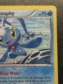 2013 Pokemon Plasma Storm Manaphy 34/135 Holo Rare - Image 3