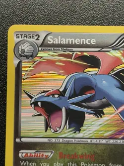 2013 Pokemon Plasma Blast Salamence 64/101 Holo Rare - Image 2