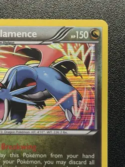 2013 Pokemon Plasma Blast Salamence 64/101 Holo Rare - Image 3