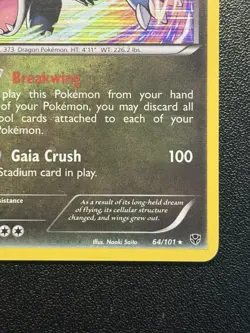 2013 Pokemon Plasma Blast Salamence 64/101 Holo Rare - Image 4