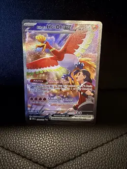 Pokemon Ethan's Ho-Oh EX 230/182 Sv10 Destined Rivals Holo Illustration Rare - Image 1