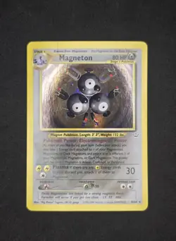 Magneton 10/64 🔥 Pokemon Neo Revelation Unlimited Holo Rare MP - Image 3
