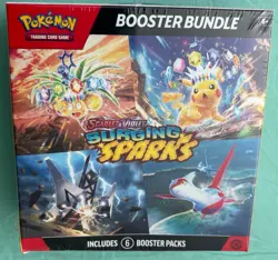 POKEMON TCG SCARLET & VIOLET SURGING SPARKS BOOSTER BUNDLE with 6 Booster Packs - Image 1