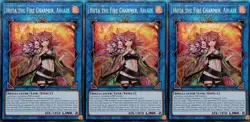 3x Hiita the Fire Charmer, Ablaze | RA04-EN074 | PCR | 1st Ed | NM | YuGiOh - Image 1