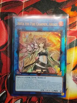 Yu-Gi-Oh! Hiita the Fire Charmer, Ablaze - RA04-EN074 - Collector's Rare - Image 1
