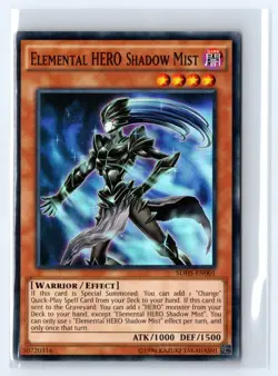 Elemental HERO Shadow Mist Super Rare Structure Deck: HERO Strike SDHS-EN001 LP - Image 1