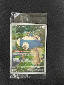 Pokemon TCG Snorlax 051 SV Scarlet & Violet 151 Promo Card Sealed - Image 1