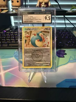 CGC 9.5 Snorlax 2009 Rising Rivals 33/111 Reverse Holo Pokemon Card - Image 1