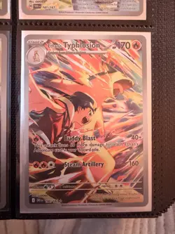 Pokemon TCG Ethan's Typhlosion Destined Rivals Illustration Rare Card 190/182 - Image 1